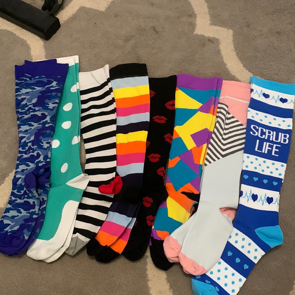 Women’s compression socks, size 6-10 roughly
